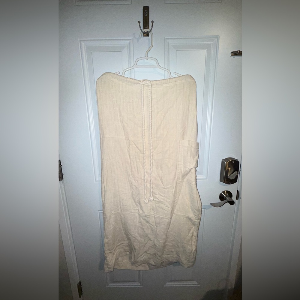 Free People Cream Maxi Skirt